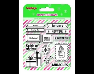 Clear Stamps Weihnachten Winter klare Stempel Silikonstempel - Bild 1 von 1