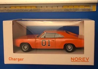 p 316 NOREV - Modello scala 1/43 - Dodge CHARGER - General LEE - HAZZARD - Immagine 1 di 3