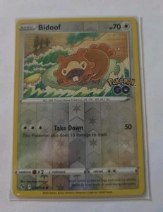 Bidoof 059/078 Pokémon GO Reverse Holo - Picture 1 of 1