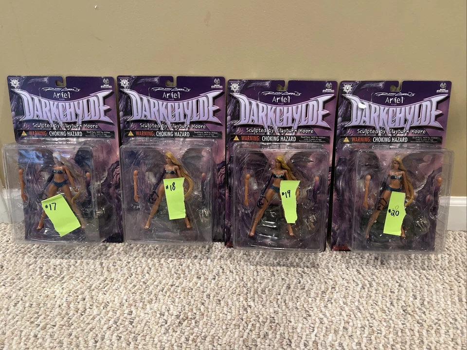 Darkchylde Randy Queen 4 Sequentially #’d Action Figures Sealed #17,18,19,20 NM - Image 1 of 4