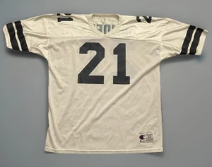 Dallas Cowboys Deion Sanders Champion Jersey Vintage Throwback NFL Size 52 JBHS - Picture 1 of 11