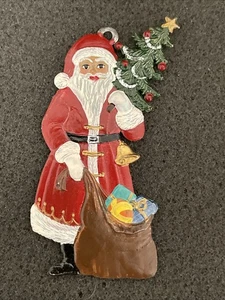 Wilhelm Schweizer "Babbo Natale con albero e sacco" addobbo natalizio - Foto 1 di 17