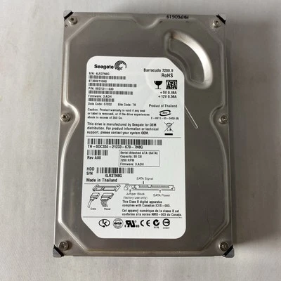Seagate Barracude 80GB HDD (9BD131-033) 7200RPM SATA 3GB/s 8MB Cache Hard Drive - Image 1 of 4