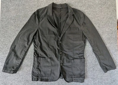 Banana Republic Blazer Mens 46 Black Tailored Slim Fit Sport Coat Jacket Unlined - Image 1 of 4