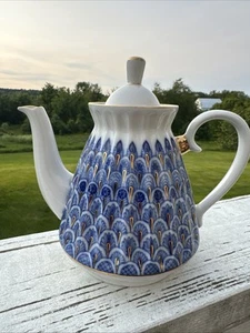 Forget Me Not - Lomonosov Imperial Porcelain Teapot Great Condition Cobalt Blue - Picture 1 of 15