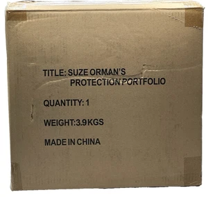 Suze Orman's Protection Portfolio Financial Organizer SILVER Case Briefcase - Picture 1 of 22