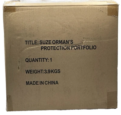 Suze Orman's Protection Portfolio Financial Organizer SILVER Case Briefcase - Image 1 of 4