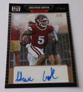 Lideatrick Tulu Griffin 2023 Leaf Pro Set Pure Bronze Crystal Auto 5/6 Packers - Picture 1 of 3