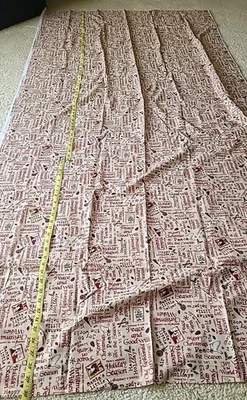 2 And 1/2 Yard Postcard Christmas  By Robin Davis Studio For Clothworks  - Image 1 of 4