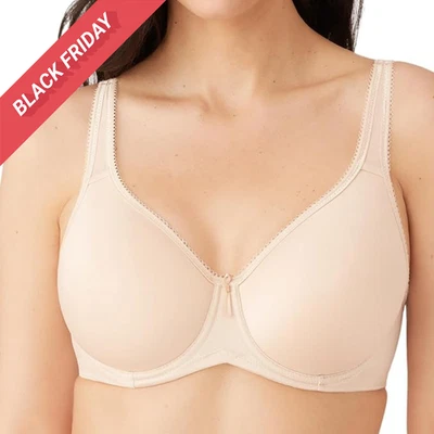 Wacoal Women's Basic Beauty Lightly Padded T-Shirt Bra Full Coverage Underwire - Image 1 of 3