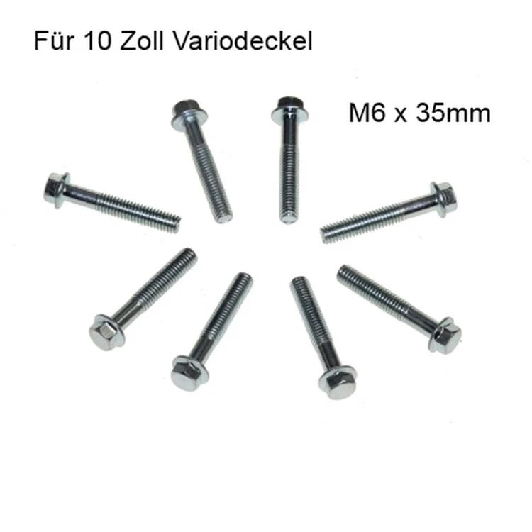 10 Zoll Variodeckel  Schrauben Set für Rex RS 450 50 4T Typ QM50QT-6A, LAEAGZ400 - Bild 1 von 1