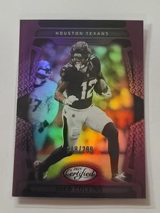 2025 Panini Certified Nico Collins #40 Purple Parallel 48/299 Houston Texans - Bild 1 von 2