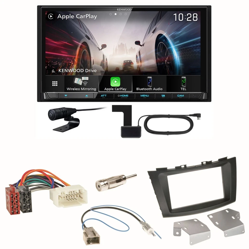 Kenwood DMX8021DABS Android Auto CarPlay Einbauset für Suzuki Swift Sport FZ NZ - Bild 1 von 1