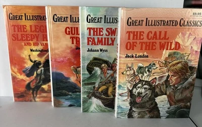 Sleepy Hollow, Gulliver’s Travels, Swiss Family, Call of the Wild – Great Classi - Image 1 of 4