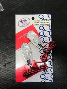 K&S LED Mini Chrome Marker Lights 25-9504 - Picture 1 of 4