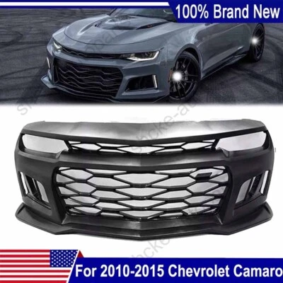 New Front Bumper For 2010-2015 Chevrolet Camaro 5TH to 6TH Gen ZL1 Style - Изображение 1 из 4
