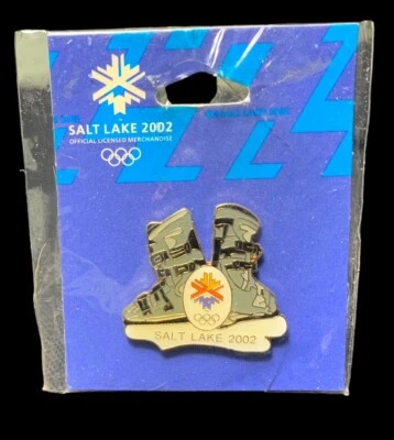 Botas de esquí alfiler sombrero de los Juegos Olímpicos de Salt Lake 2002 nuevas Foto 1 de 4