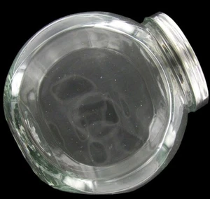 7" Glass TILT JAR Vintage Style COOKIE penny candy Storage Canister 1/2 GALLON - Picture 1 of 2