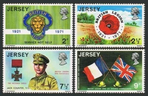 Jersey 53-56,MNH.Michel 53-56. British Legion,50.1971.Lion emblem,Jack Counter, - Picture 1 of 1