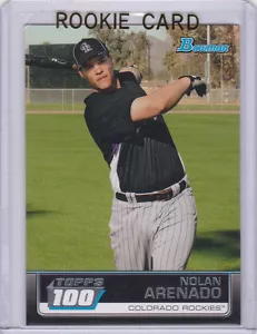 NOLAN ARENADO ROOKIE CARD 2011 Bowman TOPPS 100 RC Baseball COLORADO ROCKIES - Picture 1 of 2