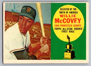 1960 TOPPS #316 WILLIE McCOVEY GIANTS ROOKIE - Picture 1 of 3