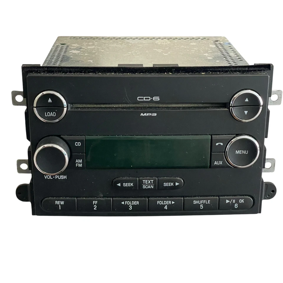 Radio estéreo cambiador de 6 discos reproductor de CD MP3 FORD FUSION MERCURY Milan Explorer OEM Foto 1 de 4