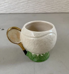 Two Color SylvaC 4723 Tennis Ball Mug Tennis Racket Handle Prize / Trophy - Picture 1 of 9