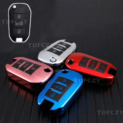 Funda protectora TPU para llave de coche con control remoto para Peugeot 208 308 3008 508 408 Foto 1 de 4