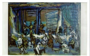 Marcel Janco מרסל ינקו Pintura antigua fotografía original 5x8"" - Imagen 1 de 2
