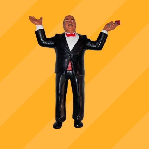 Mean Gene Okerlund (1986) LJN 8" Inch Action Figure WWF WWE (NEAR MINT) Cover