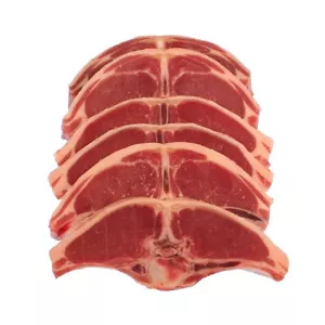(29,48 €/kg) Lammkotelett, Lammrücken mit Knochen als Kotelett portioniert, Lamm - Bild 1 von 2