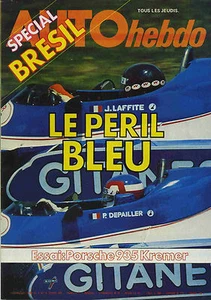 AUTO HEBDO n°150 08/02/1979 SPECIAL BRESIL PORSCHE 935 KREMER - Foto 1 di 1