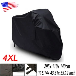 4XL Motorcycle Dust Waterproof Cover  Storage For Harley-Davidson Electra Glide - Picture 1 of 8