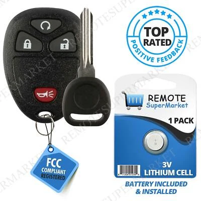 Replacement for Chevy Captiva Sport Tahoe Traverse Remote Car Key Fob 4b rs Set Foto 1 de 4