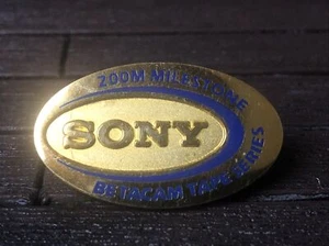 Pin de Cinta Sony Betacam De Colección Fotografía Marketing Promocional Publicidad Raro - Imagen 1 de 3