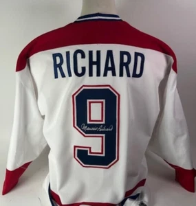 Maurice "Rocket" Richard Autographed Montreal Canadiens Sweater James Spence LOA - Picture 1 of 12