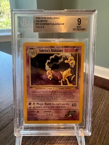 Sabrina’s Alakazam Holo – Gym Challenge – BGS 9 - (PSA/CGC) - Picture 1 of 2
