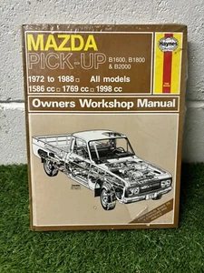 Mazda Pick-Up B1600, B1800 B2000 models Haynes Manual 1972-1988 all models sh14 - Picture 1 of 3
