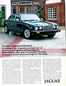 1984 Jaguar XJ6 Vintage The Best Jag Ever Built Original Print Ad 8.5 x 11 " - Picture 1 of 5