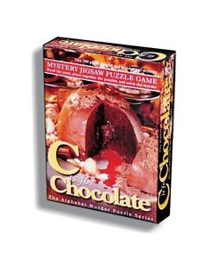 Mystery Jigsaw Puzzle C Is For Chocolate - 2-500 Pc Puzzles + A Murder Mystery!