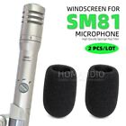 Microphone Windshield Cover Foam For SHURE SM81 Mic Sponge Windscreen Pop Filter