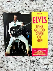 Elvis Presley - Take Good Care Of Her 45 RPM Record, RCA Records Picture Sleeve - Picture 1 of 4
