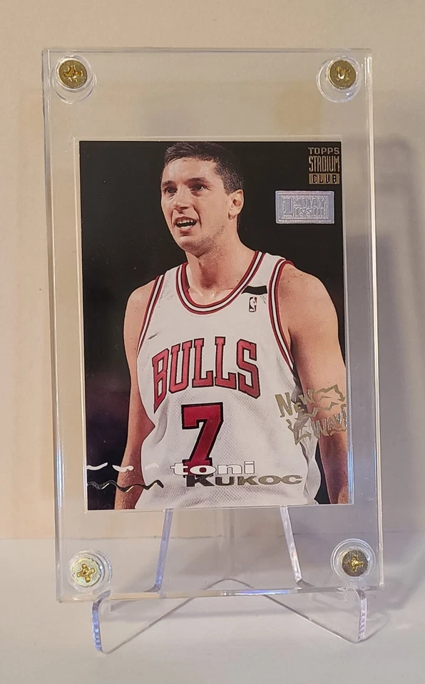 Toni Kukoc - 1993 Stadium Club - 1st Day Issue - Rookie - MINT  - Image 1 of 2