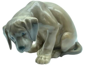 Figura RARA Real Copenhagen, Perro Cachorro Labrador “Bob” ¡COMO NUEVA! #318 - Imagen 1 de 4