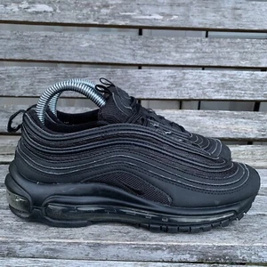 Nike Air Max 97 Classic Triple Black GS Sneaker Schuhe UK 5 EU 38 - Bild 1 von 12