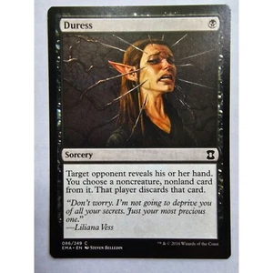 MTG Magic The Gathering Duress Sorcery Card EMA-086/249C 2016  Black Eternal Mas - Picture 1 of 2