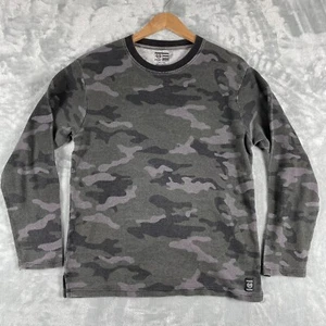 PHAT FARM Thermal Crew Long Sleeve Waffle Shirt, Youth XL, Camo Green - Picture 1 of 11