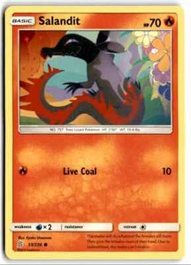 2019 Sun & Moon - Cosmic Eclipse Salandit Basic/Common #33 - Picture 1 of 2