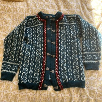 Vintage Women's Dale of Norway Sweater Handmade Wool 52 L (fits 8-10) - Image 1 of 4