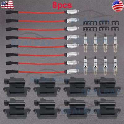 Square Ignition Coil For GMC Sierra 1500 2500 3500 4.3L 4.8L 5.3L 6.0L 1999-2007 - Image 1 of 4